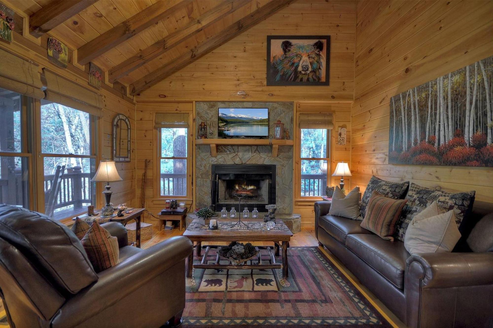 Cherry Log Knotty Pines Pet-Friendly Gas Fireplace Plus A Firepit מראה חיצוני תמונה
